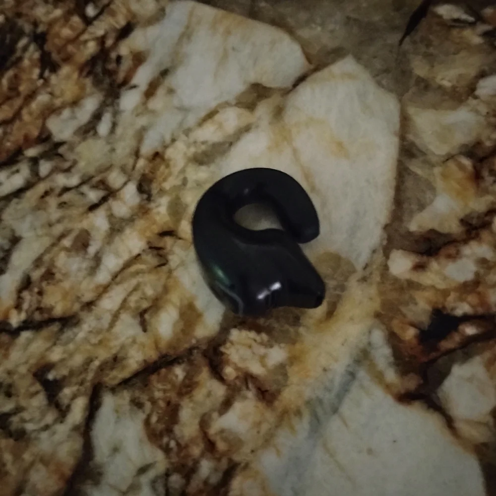 Black Electronic Device with Cable